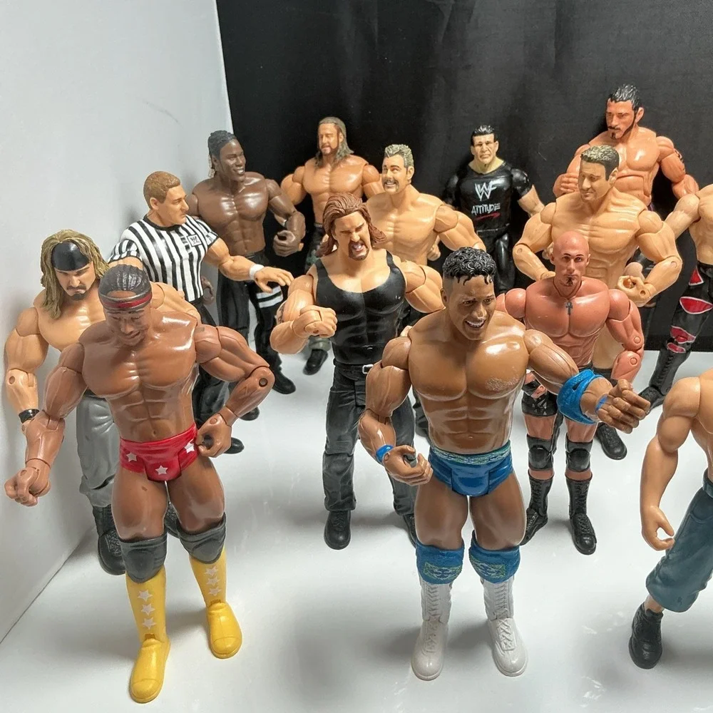 WWE WWF Jakks Action Figures Ruthless Aggression Era Lot Of 26